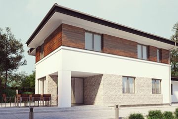  Projekt domu uA123 (WCB1148) - projekt domu z pełnym piętrem - Zdjęcie 2
