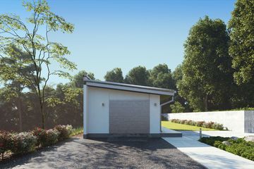  Projekt garażu uAG4 (WCB1151) - projekt garażu parterowego - Zdjęcie 3