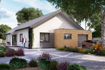  Projekt domu KA83 T (PKT1093) - projekt domu parterowego - Zdjęcie 1