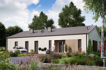  Projekt domu KA58 (PKT1094) - projekt domu parterowego - Zdjęcie 1