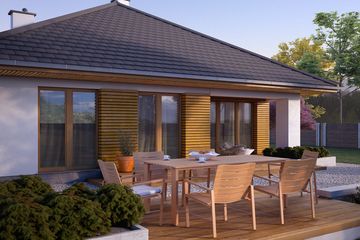  Projekt domu Elka 5 (BSA2231) - projekt domu parterowego - Zdjęcie 3