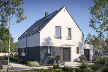  Projekt domu N19-G1 (KKG1010) - projekt domu parterowego z poddaszem - Zdjęcie 1