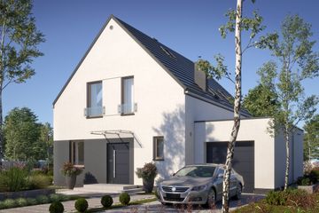  Projekt domu N19-G1 (KKG1010) - projekt domu parterowego z poddaszem - Zdjęcie 2