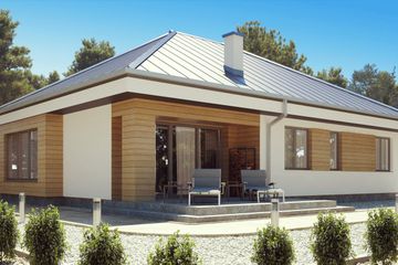  Projekt domu uA99 (WCB1154) - projekt domu parterowego - Zdjęcie 2