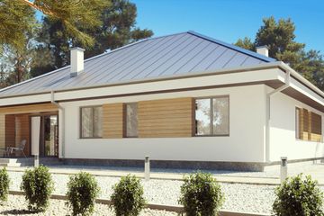  Projekt domu uA99 (WCB1154) - projekt domu parterowego - Zdjęcie 3