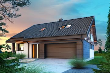  Projekt domu Nel II N 2G+ (BSB1140) - projekt domu parterowego z poddaszem - Zdjęcie 3