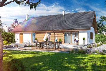  Projekt domu Tracja 6 (WOE1143) - projekt domu parterowego - Zdjęcie 3