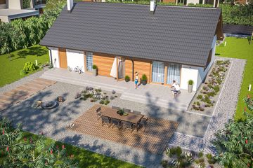  Projekt domu Tracja 6 (WOE1143) - projekt domu parterowego - Zdjęcie 4