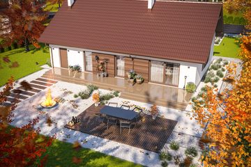  Projekt domu Tracja 7 (WOE1144) - projekt domu parterowego - Zdjęcie 4