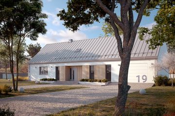  Projekt domu Jemioła 4 (BSA2233) - projekt domu parterowego - Zdjęcie 2