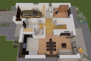  Projekt domu Kolorado (SKA1086) - projekt domu z pełnym piętrem - Zdjęcie 4