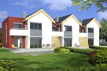  Projekt domu Nevada szereg (WRD2808) - projekt domu z pełnym piętrem - Zdjęcie 3