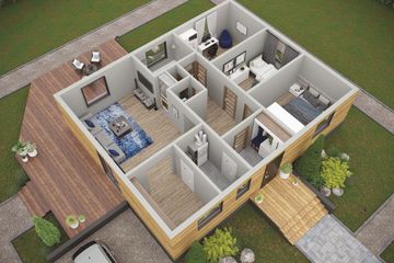  Projekt domu Hania (WAN1039) - projekt domu parterowego - Zdjęcie 3