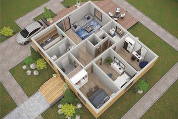  Projekt domu Hania (WAN1039) - projekt domu parterowego - Zdjęcie 4