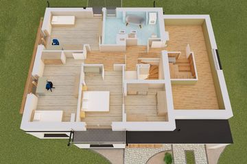  Projekt domu Zanzibar (SKA1088) - projekt domu parterowego z poddaszem - Zdjęcie 4