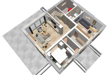  Projekt domu Sowa 1 bez garażu (WRL1003) - projekt domu parterowego z poddaszem - Zdjęcie 3