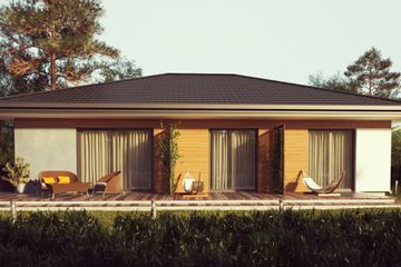  Projekt domu uA131 (WCB1158) - projekt domu parterowego - Zdjęcie 3