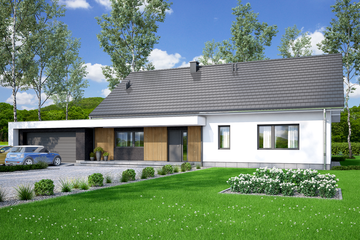  Projekt domu Mochito 2 (WOF1123) - projekt domu parterowego - Zdjęcie 3