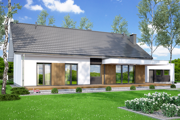  Projekt domu Mochito 2 (WOF1123) - projekt domu parterowego - Zdjęcie 4