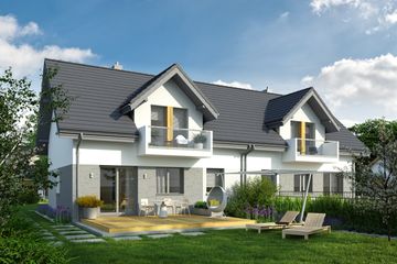  Projekt domu Eco 28 (WOZ1027) - projekt domu parterowego z poddaszem - Zdjęcie 2