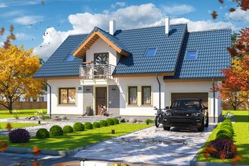  Projekt domu Izadora (WOE1057) - projekt domu parterowego z poddaszem - Zdjęcie 3