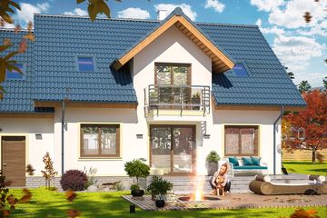  Projekt domu Izadora (WOE1057) - projekt domu parterowego z poddaszem - Zdjęcie 4