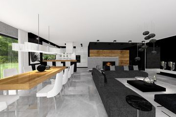  Projekt domu New House 17 (KRZ1007) - projekt domu parterowego - Zdjęcie 11