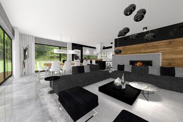  Projekt domu New House 17 (KRZ1007) - projekt domu parterowego - Zdjęcie 12