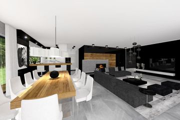  Projekt domu New House 17 (KRZ1007) - projekt domu parterowego - Zdjęcie 14