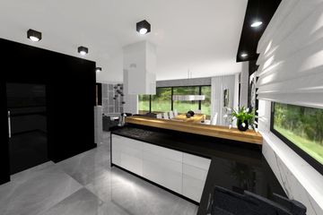  Projekt domu New House 17 (KRZ1007) - projekt domu parterowego - Zdjęcie 17