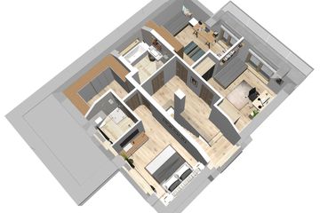  Projekt domu Oszust 2 (WAH1879) - projekt domu parterowego z poddaszem - Zdjęcie 11