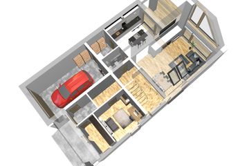  Projekt domu Dostępny 4A (WAW1083) - projekt domu parterowego z poddaszem - Zdjęcie 9