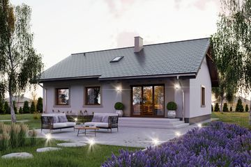  Projekt domu APS 239 (LUA1306) - projekt domu parterowego - Zdjęcie 4