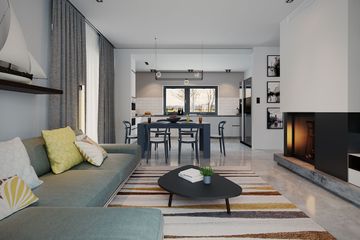  Projekt domu Fila (BSE1157) - projekt domu parterowego z poddaszem - Zdjęcie 3