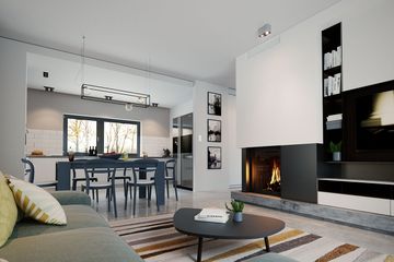  Projekt domu Fila (BSE1157) - projekt domu parterowego z poddaszem - Zdjęcie 4