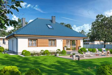  Projekt domu Tracja 8 (WOE1145) - projekt domu parterowego - Zdjęcie 4