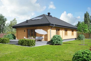  Projekt domu Albertowo 1 dw (KRP2299) - projekt domu parterowego - Zdjęcie 2