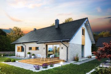  Projekt domu Domena 103 T (WRW1330) - projekt domu parterowego - Zdjęcie 1