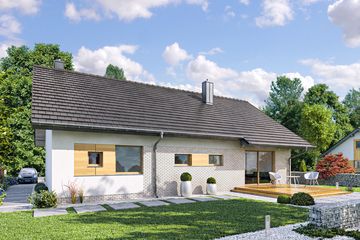  Projekt domu Domena 103 T (WRW1330) - projekt domu parterowego - Zdjęcie 2