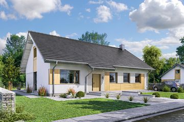  Projekt domu Domena 103 T (WRW1330) - projekt domu parterowego - Zdjęcie 3