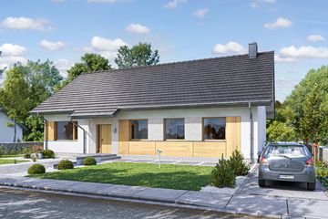  Projekt domu Domena 103 T (WRW1330) - projekt domu parterowego - Zdjęcie 4