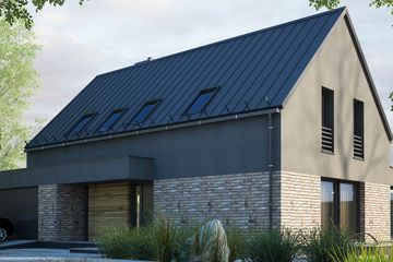  Projekt domu Dla Kreatywnych 2 (KKD1013) - projekt domu parterowego z poddaszem - Zdjęcie 1