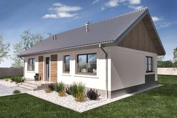  Projekt domu Corte IV LMB62c (WRB1605) - projekt domu parterowego - Zdjęcie 4