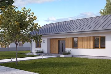  Projekt domu Fistaszek 5 (BSA2235) - projekt domu parterowego - Zdjęcie 3