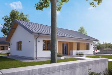  Projekt domu Fistaszek 5 (BSA2235) - projekt domu parterowego - Zdjęcie 4