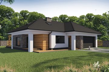  Projekt domu Bali N 2G (SKA1089) - projekt domu parterowego - Zdjęcie 1