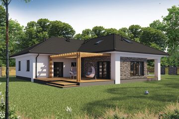  Projekt domu Bali N 2G (SKA1089) - projekt domu parterowego - Zdjęcie 2