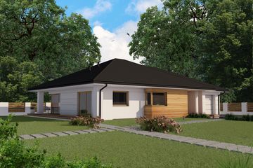  Projekt domu Saona (SKA1090) - projekt domu parterowego - Zdjęcie 1