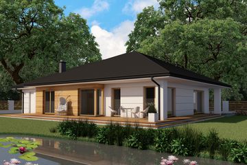  Projekt domu Saona (SKA1090) - projekt domu parterowego - Zdjęcie 2