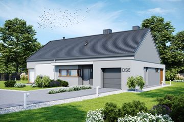  Projekt domu DomStudio 05 (KCD1004) - projekt domu parterowego - Zdjęcie 3